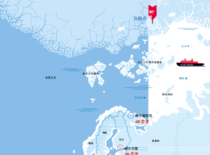 北极点、斯瓦尔巴岛、格陵兰岛，北极邮轮探险选哪里(图1)